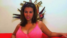 Big titty latin girl on cam