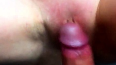 fucking my new slut on her office desk - close up