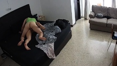 Amateur couple hidden cam