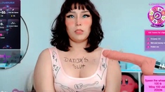 Big boobs webcam slut toys her asshole