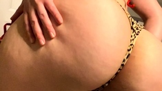 Big ass fetish babe butt toyed