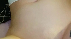Close up solo beauty toying ass