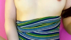 Beauty small tit amateur teen masturbating her shaved pussy