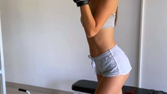 Teen Cute Italian Brunette Solo At