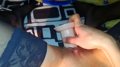 Black Stockings Solo Female Orgasm