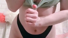 Great Big Boobs On Masturbating Redhead