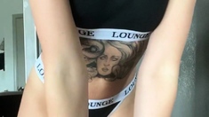 Hottest brunette solo webcam masturbation 2
