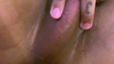 Nasty Brunette Barebacking Shemale