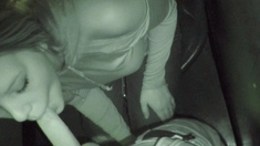 Amateur Blonde Blowjob handjob and cumshot