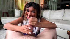 Japanese Teen Handjob In Bus Full Of People