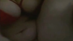 Curvy Arab Woman with Big Natural Breasts at Home