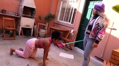 LOLAH VIBE - I'll help you clean the yard! Lezdom