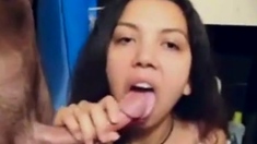 10 Amateur Mouth Cumshots vol. 2