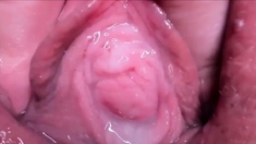 Incredible Open Pussy Closeup Ejaculation in HD