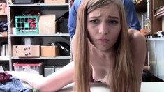 Officer finally fucks Shoplifter Ava