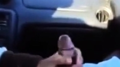 BBC gets a handjob in the car